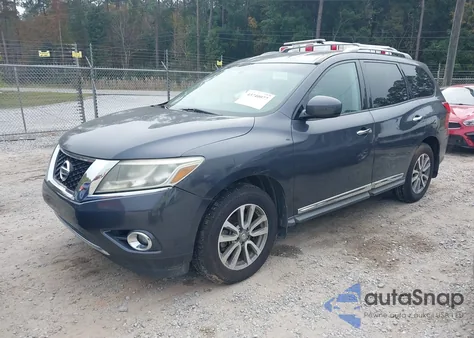 2013 Nissan Pathfinder Sl from USA, damaged, VIN 5N1AR2MN8DC652067